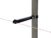 Oszlopra szerelhető távtartós villanypásztor szigetelő - 60 mm átmérőig, 10 db