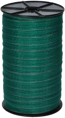 EconomyLine villanypásztor szalag - 20 mm, 200 m, zöld/szürke
