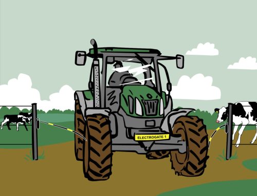 Electro Gate elektromos állatsorompó készlet villanypásztor rendszerhez - 3,6 m-es