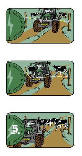 Electro Gate elektromos állatsorompó készlet villanypásztor rendszerhez - 3,6 m-es