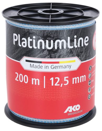 PlatinumLine szalag - fehér/kék, 12,5 mm, 200 m, 3x0,2 Niro, 2x0,25 Cu