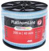 PlatinumLine szalag - fehér/kék, 40 mm, 200 m, 6x0,2 Niro, 4x0,25 Cu