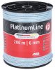 PlatinumLine villanypásztor vezeték - fehér/kék, 200 m, 6x0,2 Niro, 2x0,3 Cu