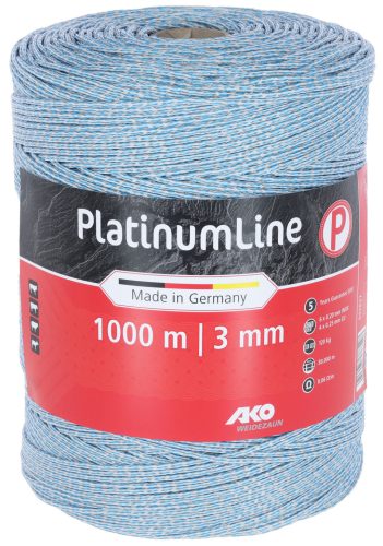 PlatinumLine villanypásztor vezeték - fehér/kék, 1000 m, 6x 0,2 Niro, 4x 0,25 Cu