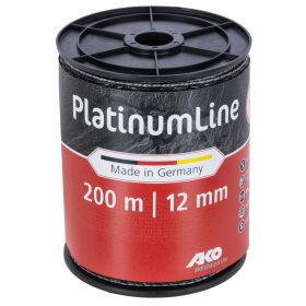   PlatinumLine szalag - fekete/fehér, 12 mm, 200 m, 4x0,2 Niro, 1x0,3 Cu