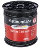 PlatinumLine szalag - fekete/fehér, 40 mm, 200 m, 8x0,2 Niro, 2x0,3 Cu