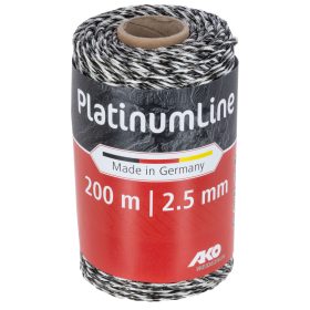   PlatinumLine vezeték - fekete/fehér, 200 m, 6x0,2 Niro, 3x0,25 Cu, 100 kg
