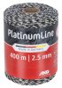PlatinumLine vezeték - fekete/fehér, 400 m, 6x0,2 Niro, 3x0,25 Cu, 100 kg