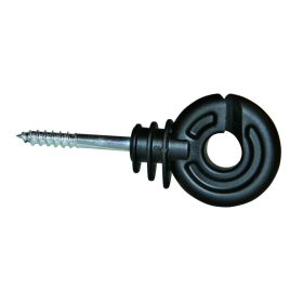   Facsavaros körszigetelő villanypásztor vezetékhez - fekete, 25 db/cs