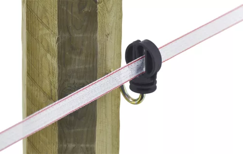 AKO facsavaros körszigetelő max. 20 mm széles villanypásztor szalaghoz - 25 db/cs