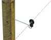 AKO távtartós villanypásztor körszigetelő facsavaros menettel - 22 cm, 10 db/cs