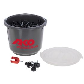 Facsavaros szigetelő - 250 db, vödörrel és behajtóval