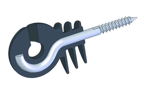 Big erősített facsavaros körszigetelő villanypásztor vezetékekhez - 25 db/cs