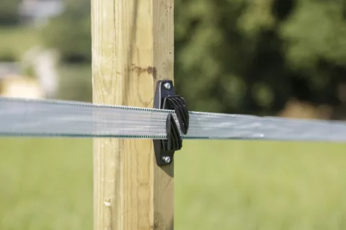 Szögelhető szigetelő villanypásztor szalaghoz - 10 db/cs