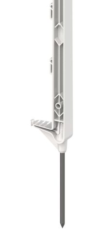 Műanyag villanypásztor karó - fehér, 105 cm, 5 db/cs