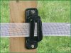 Csavarozható villanypásztor szigetelő legfeljebb 20 mm széles szalaghoz - 10 db/cs