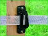 Csavarozható villanypásztor szigetelő legfeljebb 20 mm széles szalaghoz - 10 db/cs