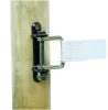 Csavarozható sarokszigetelő fémcsappal max. 40 mm-es villanypásztor szalaghoz - 10 db/cs