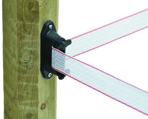 Profi sarok- és szakaszszigetelő max. 40 mm-es villanypásztor szalaghoz - 10 db/cs