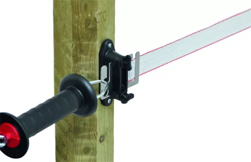 AKO Profi multifunkcionális kapuszigetelő és kapuakasztó készlet villanypásztor szalaghoz