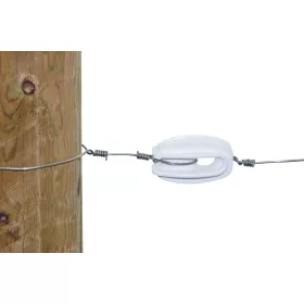 Villanypásztor sarokszigetelő fémhuzalhoz - 10 db/cs