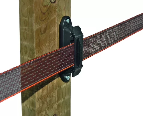 Profi feszítő- és szorítószigetelő max. 40 mm-es villanypásztor szalagokhoz - 10 db/cs