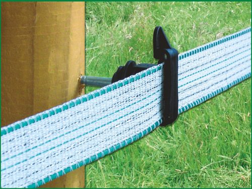 Euro-Tape facsavaros szigetelő 40 mm-es villanypásztor szalaghoz - 25 db/cs