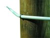 Sarokszigetelő műanyag cső max. 8 mm-es villanypásztor vezetékhez - fehér, 60 cm, 10 db/cs