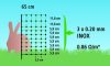 Vezeték szigetelő műanyag villanypásztor karóhoz - maximum 10 mm-es szalaghoz, 25 db/cs