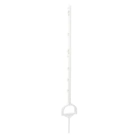   AKO kengyeltaposós műanyag villanypásztor karó - fehér, 114 cm, 5 db/cs