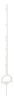 AKO kengyeltaposós műanyag villanypásztor karó - fehér, 114 cm, 5 db/cs