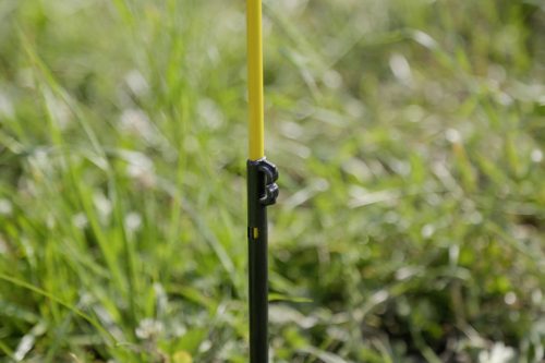 AKO üvegszálas villanypásztor karó szimpla taposóval, fémtüskével - 106 cm, 10 db/cs