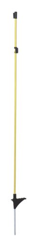 Üvegszálas villanypásztor karó fémtüskével - sárga, 110 cm, 10 db/cs