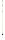 Üvegszálas villanypásztor karó fémtüskével - sárga, 152 cm, 10 db/cs