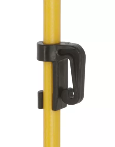 Üvegszálas villanypásztor karó fémtüskével - sárga, 152 cm, 10 db/cs