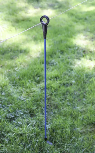 Premium Blue ovális üvegszálas villanypásztor karó - kék, 102 cm, 10 db/cs