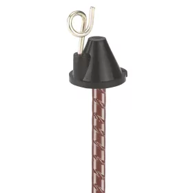   Ovális villanypásztor karó tetejére rögzíthető szigetelő fűzőszemmel - 25 db/cs