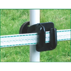   Allround szigetelő villanypásztor karóhoz - max. 20 mm-es szalaghoz, 10 db/cs