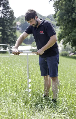 Földfúró villanypásztor karók helyének előfúrásához - 90 mm