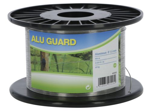 ALU QUARD alumínium villanypásztor huzal - 400 m x 1,6 mm, 0,020 ohm/m, 60 kg