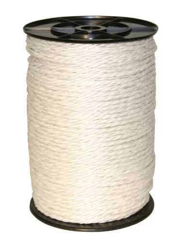 AKO EconomyLine Villanypásztor vezeték, fehér, 200 m x 6 mm, 3,87 ohm/m, 350 kg