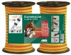 AKO Economyline villanypásztor szalag - sárga/narancs, 2 x 200m, 10mm, 11 ohm/m, 60 kg