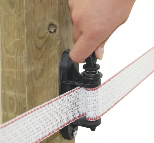 Prémium rugós szalagfeszítő villanypásztor szigetelő - 10 db/cs