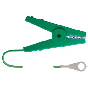   AKO szigetelt földkábel krokodilcsipesszel villanypásztor rendszerhez - 1 m