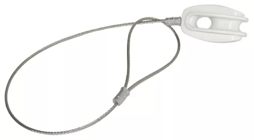 Premium sarokszigetelő villanypásztor vezetékekhez - drótkötél hurokkal, 3 db/cs