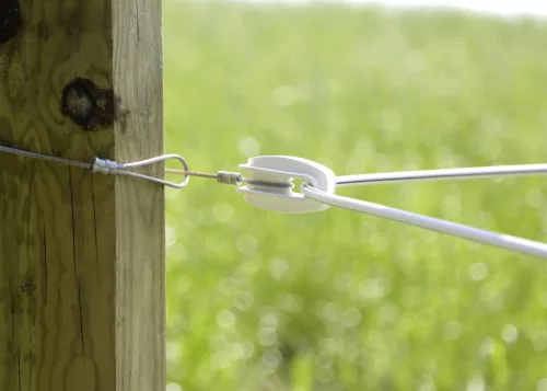 Premium sarokszigetelő villanypásztor vezetékekhez - drótkötél hurokkal, 3 db/cs