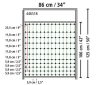 Kapu elektromos kerítéshálóhoz - árammal ellátható, 95-125 cm-es hálóhoz