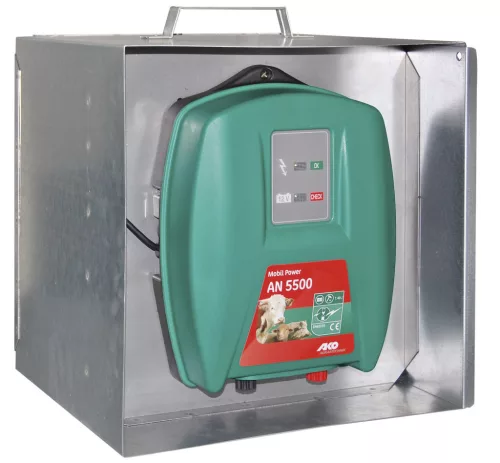 AKO fém tárolószekrény akkumulátorhoz és villanypásztor készülékhez