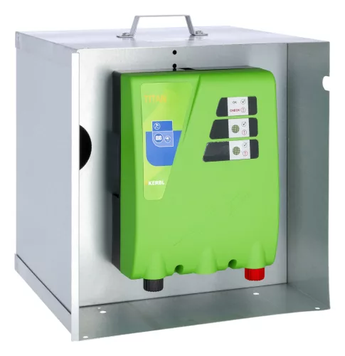 AKO fém tárolószekrény akkumulátorhoz és villanypásztor készülékhez