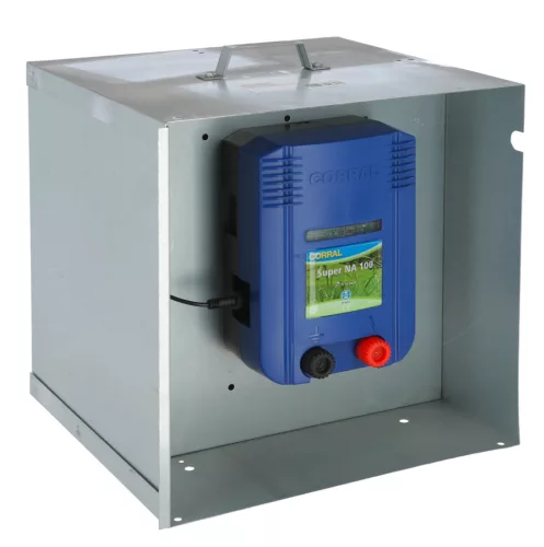 AKO fém tárolószekrény akkumulátorhoz és villanypásztor készülékhez